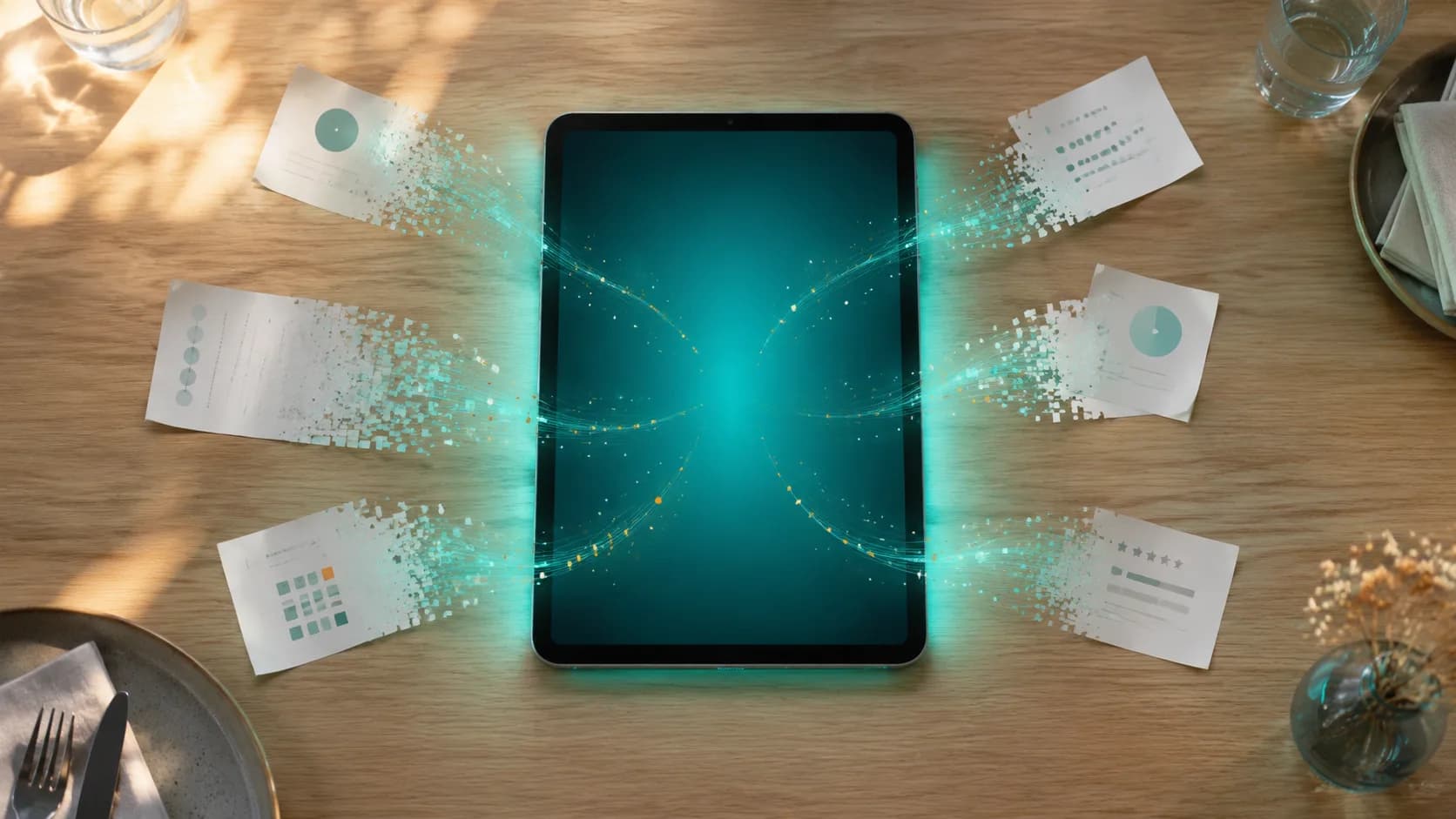 Un iPad reemplaza a 6 proveedores en un restaurante